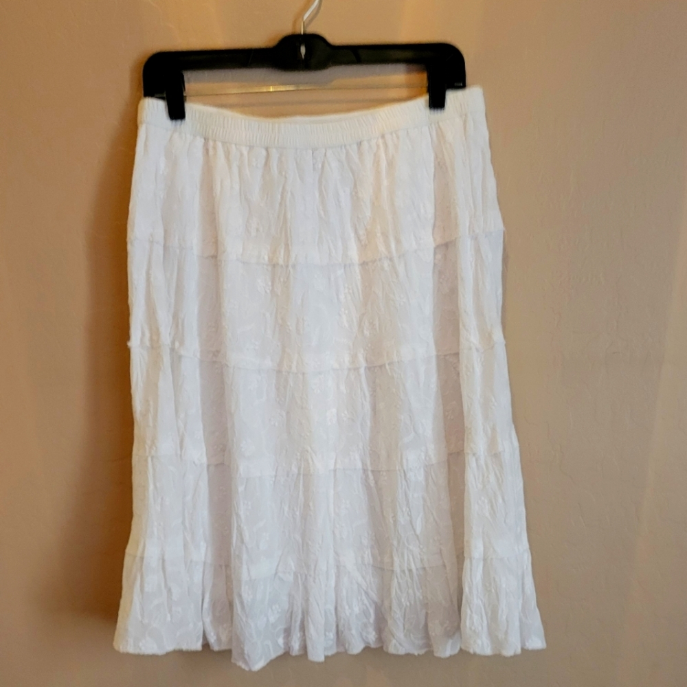 White skirt
